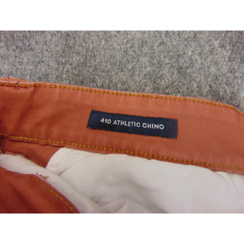 Lucky Brand 410 Athletic Chino Mens 34x30 Orange Casual Preppy Coastal - Picture 9 of 11